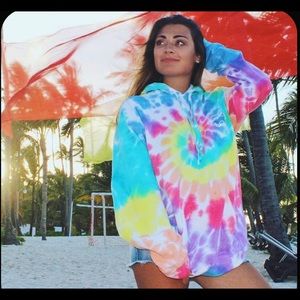 Ivory Ella Tie-Dye Hoodie